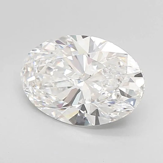 2.50ct Oval Lab Grown Diamond (Colour D, Clarity VS2, IGI Certified)