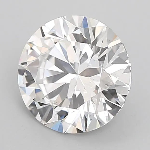 2.50ct round lab grown diamond (colour f, clarity vs2, cut ex, igi certified)