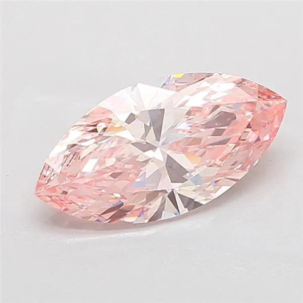 2.52ct marquise lab grown diamond (colour fancy vivid pink, clarity vs1, igi certified)