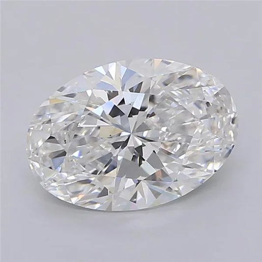 2.52ct Oval Lab Grown Diamond (Colour E, Clarity VS2, IGI Certified)