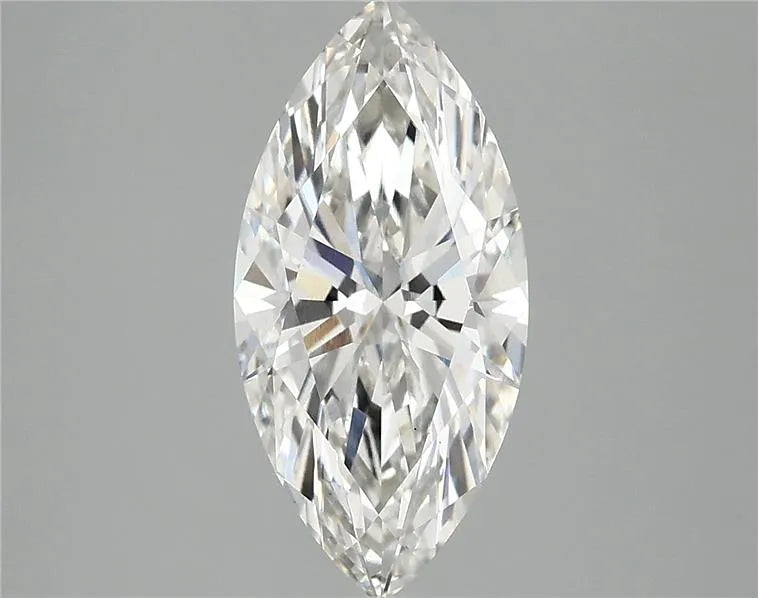 2.53ct marquise lab grown diamond (colour f, clarity vs2, igi certified)