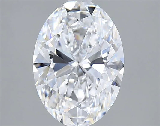2.53ct Oval Lab Grown Diamond (Colour D, Clarity VVS1, IGI Certified)