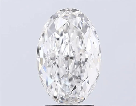 2.53ct Oval Lab Grown Diamond (Colour F, Clarity VS1, IGI Certified)