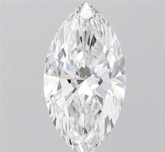 2.54ct Marquise Lab Grown Diamond (Colour F, Clarity VVS2, IGI Certified)
