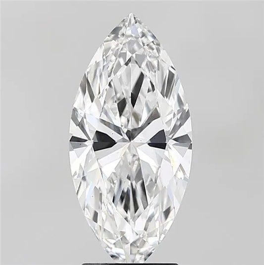 2.55ct Marquise Lab Grown Diamond (Colour E, Clarity VS2, IGI Certified)