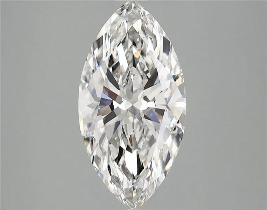 2.56ct Marquise Lab Grown Diamond (Colour F, Clarity VS1, IGI Certified)