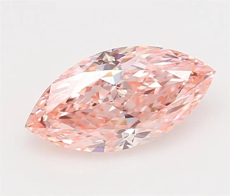 2.58ct Marquise Lab Grown Diamond (Colour Fancy Vivid Pink, Clarity VVS1, IGI Certified)