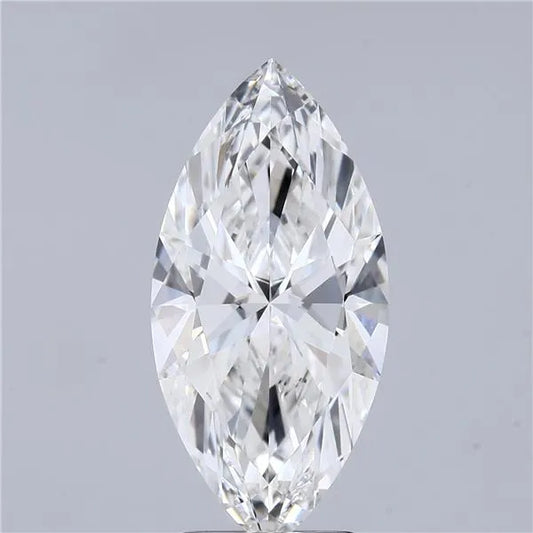 2.59ct Marquise Lab Grown Diamond (Colour F, Clarity VVS1, Cut EX, IGI Certified)