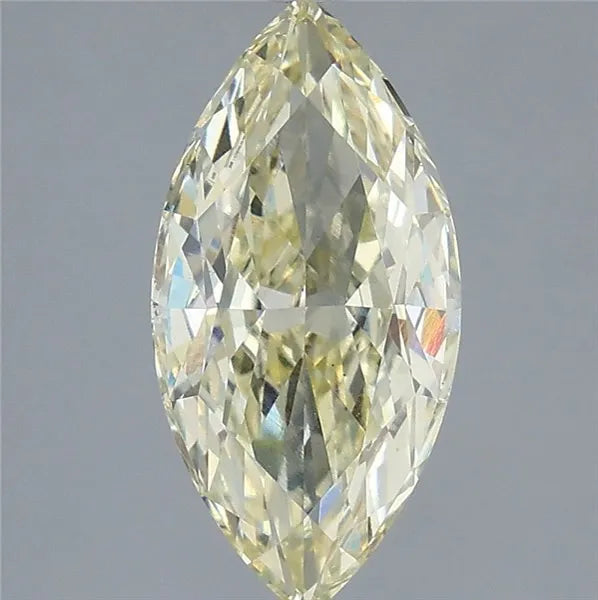 2.60ct Marquise Lab Grown Diamond (Colour Fancy Light Yellow, Clarity VS1, IGI Certified)