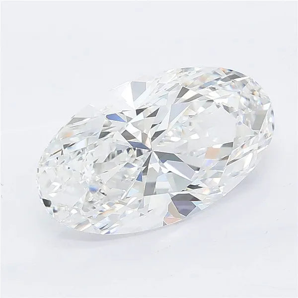 2.60ct Oval Lab Grown Diamond (Colour D, Clarity VVS2, IGI Certified)