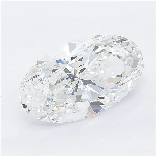 2.60ct Oval Lab Grown Diamond (Colour D, Clarity VVS2, IGI Certified)