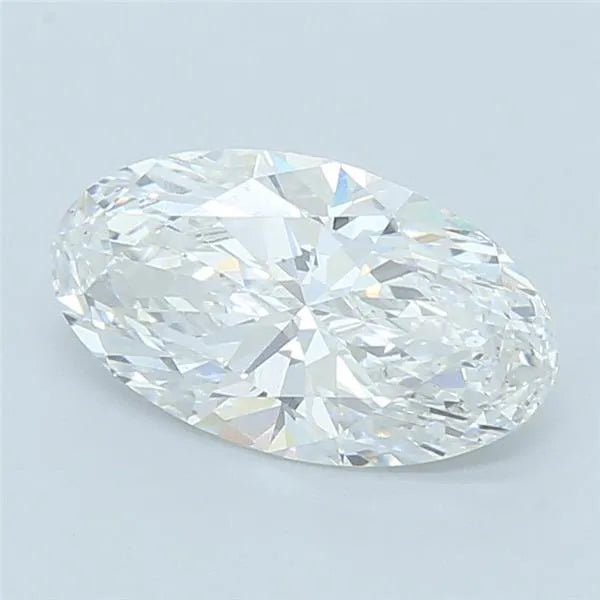 2.71ct oval lab grown diamond (colour e, clarity vs1, igi certified)