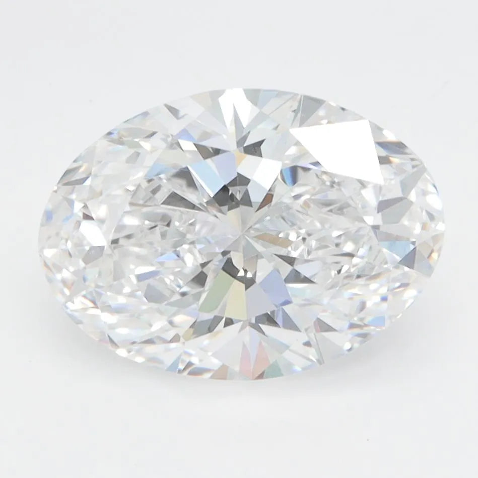 2.74ct oval lab grown diamond (colour d, clarity vvs2, gia certified)