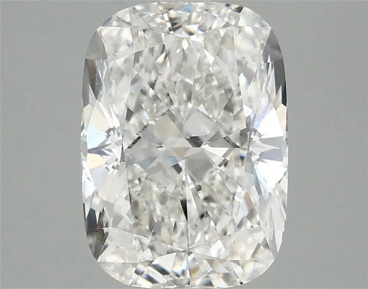 2.77ct cushion modified lab grown diamond (colour f, clarity vvs2, igi certified)