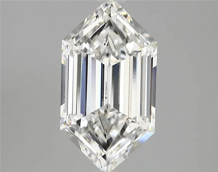 2.82ct Hexagonal Lab Grown Diamond (Colour E, Clarity VVS2, IGI Certified)