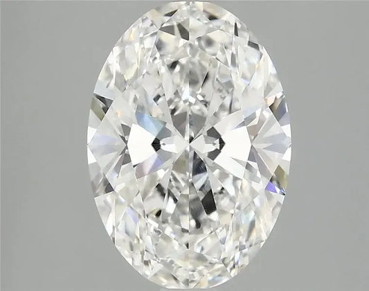 2.83ct Oval Lab Grown Diamond (Colour F, Clarity VVS2, IGI Certified)