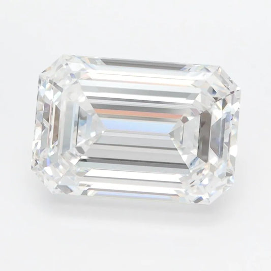 2.89ct Emerald Lab Grown Diamond (Colour D, Clarity IF, IGI Certified)