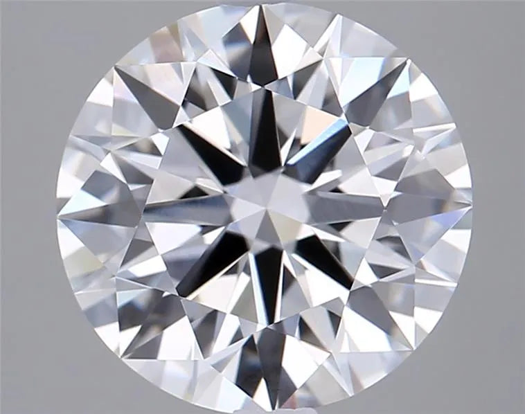 2.89ct round lab grown diamond (colour f, clarity vvs2, cut id, igi certified)