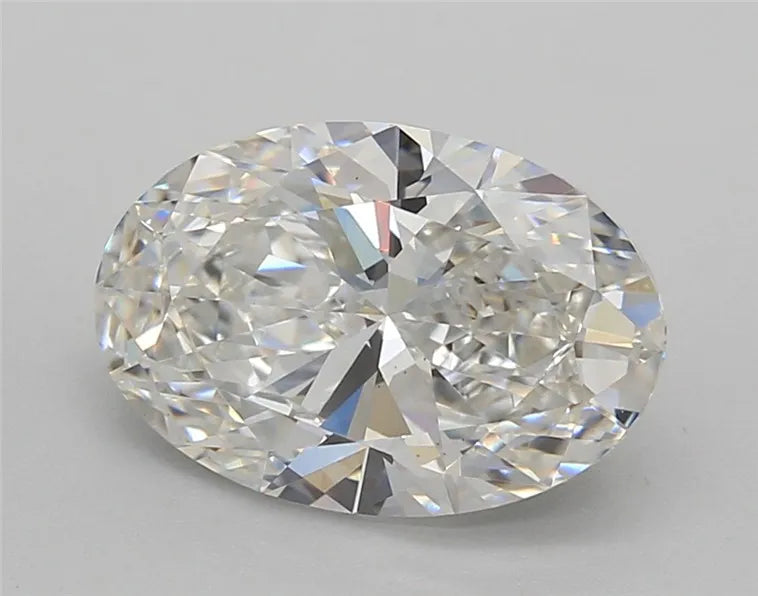 2.90ct oval lab grown diamond (colour f, clarity vs1, cut ex, igi certified)