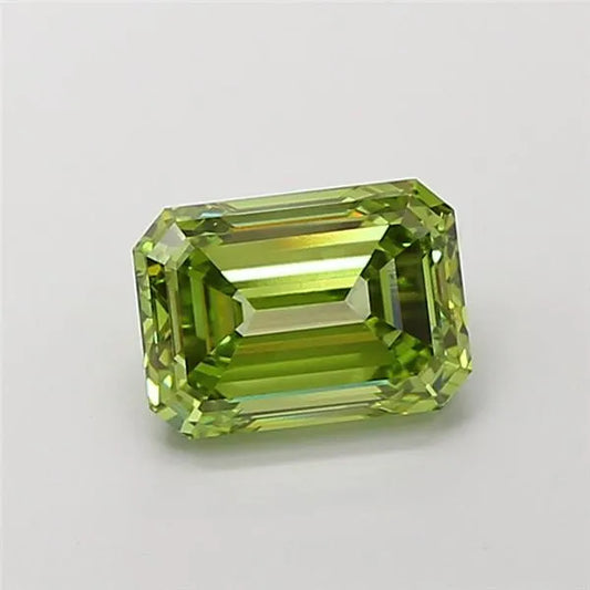 2.91ct Emerald Lab Grown Diamond (Colour Fancy Vivid Green, Clarity VVS2, IGI Certified)