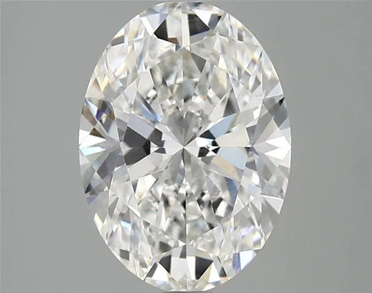 2.91ct Oval Lab Grown Diamond (Colour E, Clarity VS2, IGI Certified)