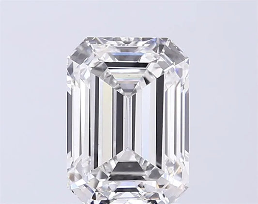 2.92ct Emerald Lab Grown Diamond (Colour F, Clarity VS2, IGI Certified)