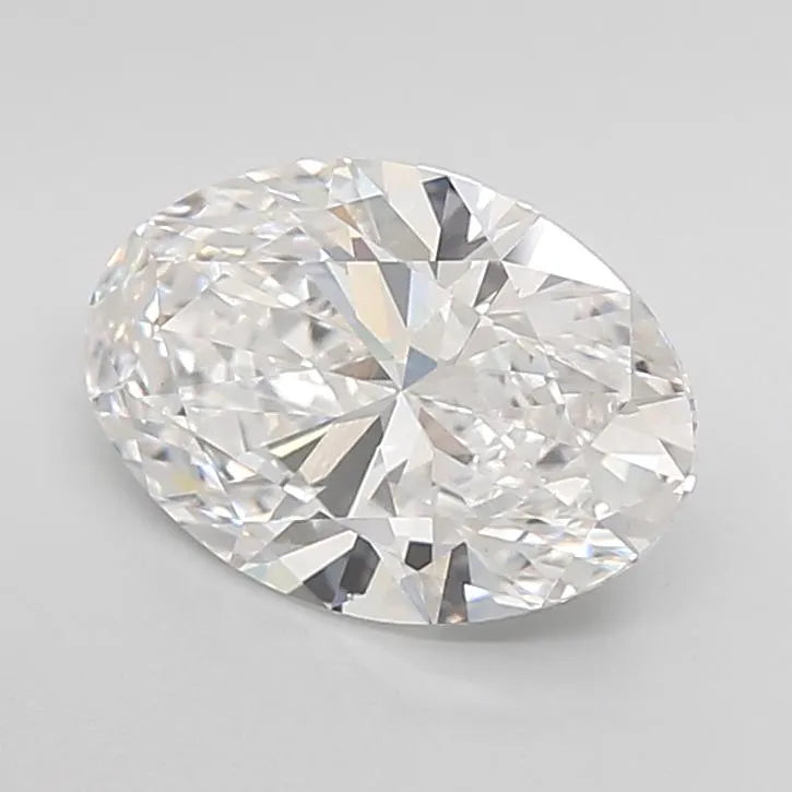2.92ct oval lab grown diamond (colour e, clarity vvs2, igi certified)