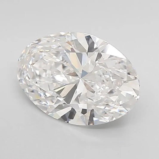 2.92ct Oval Lab Grown Diamond (Colour E, Clarity VVS2, IGI Certified)