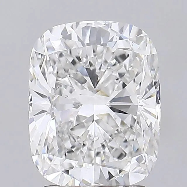 2.94ct cushion modified lab grown diamond (colour f, clarity vs1, igi certified)