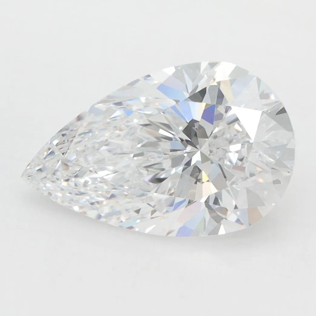 2.94ct Pear Lab Grown Diamond (Colour D, Clarity VVS1, IGI Certified)