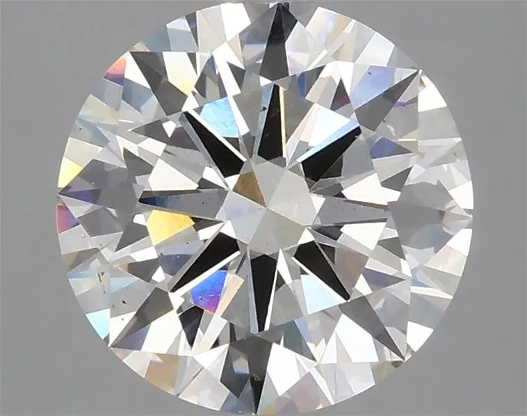 2.97ct round lab grown diamond (colour h, clarity vs1, cut id, igi certified)