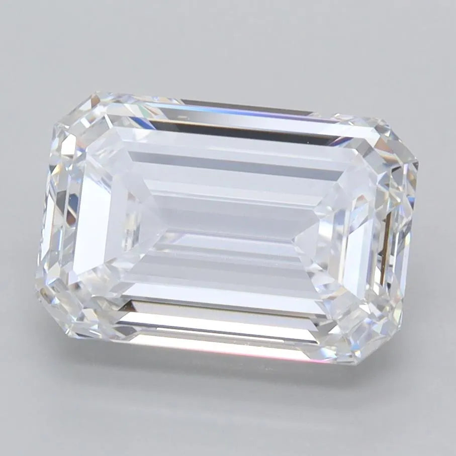 3.00ct emerald lab grown diamond (colour d, clarity fl, igi certified)