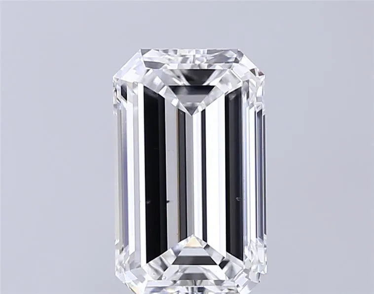 3.00ct emerald lab grown diamond (colour f, clarity vs2, igi certified)
