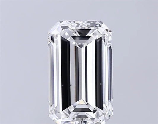 3.00ct Emerald Lab Grown Diamond (Colour F, Clarity VS2, IGI Certified)