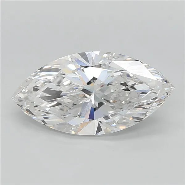 3.00ct marquise lab grown diamond (colour f, clarity vs1, igi certified)