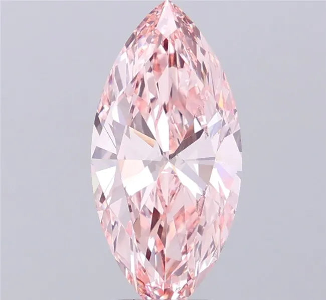 3.00ct Marquise Lab Grown Diamond (Colour Fancy Intense Pink, Clarity VVS2, IGI Certified)