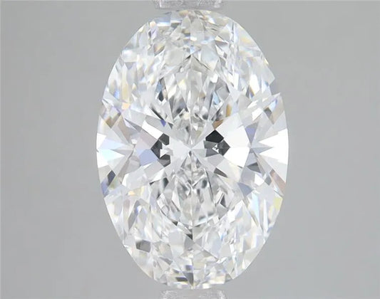 3.00ct Oval Lab Grown Diamond (Colour D, Clarity VS1, IGI Certified)