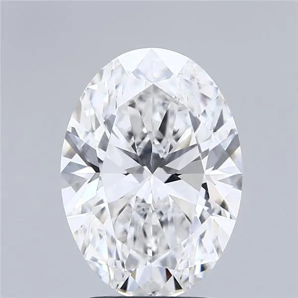 3.00ct oval lab grown diamond (colour e, clarity vs1, igi certified)