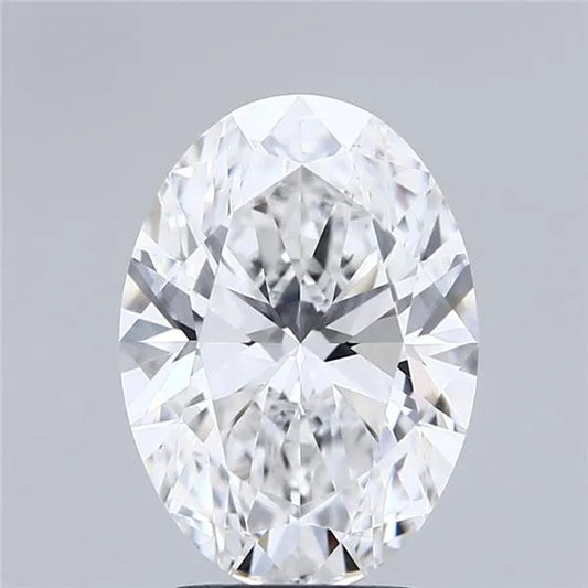 3.00ct Oval Lab Grown Diamond (Colour E, Clarity VS1, IGI Certified)