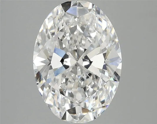 3.00ct Oval Lab Grown Diamond (Colour E, Clarity VS2, IGI Certified)
