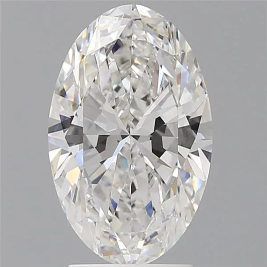 3.00ct Oval Lab Grown Diamond (Colour E, Clarity VVS2, IGI Certified)