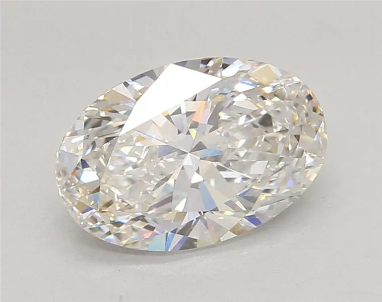 3.00ct oval lab grown diamond (colour f, clarity vvs2, igi certified)