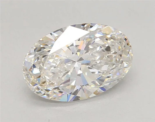 3.00ct Oval Lab Grown Diamond (Colour F, Clarity VVS2, IGI Certified)