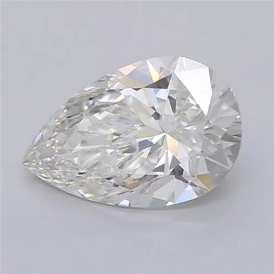 3.00ct Pear Lab Grown Diamond (Colour F, Clarity VVS2, IGI Certified)