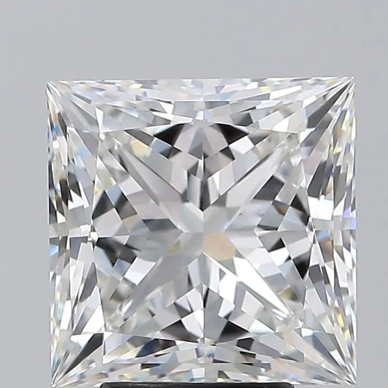 3.00ct princess lab grown diamond (colour g, clarity vvs2, igi certified)