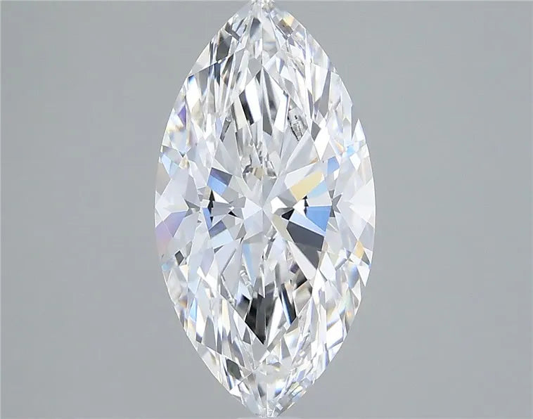 3.01ct marquise lab grown diamond (colour e, clarity vvs1, igi certified)
