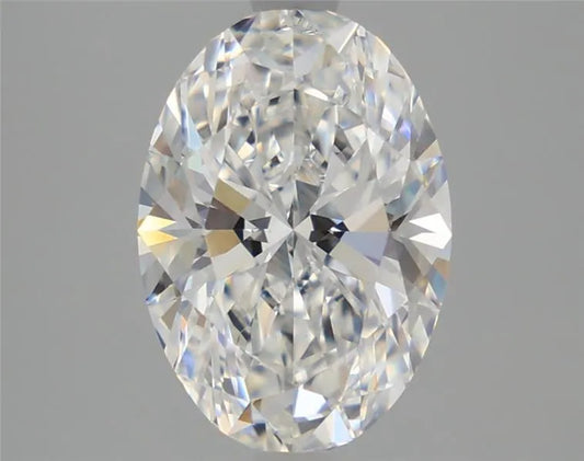 3.01ct Oval Lab Grown Diamond (Colour D, Clarity VVS2, IGI Certified)