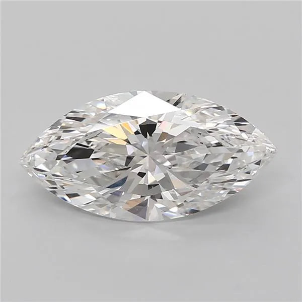 3.02ct marquise lab grown diamond (colour e, clarity vvs2, igi certified)