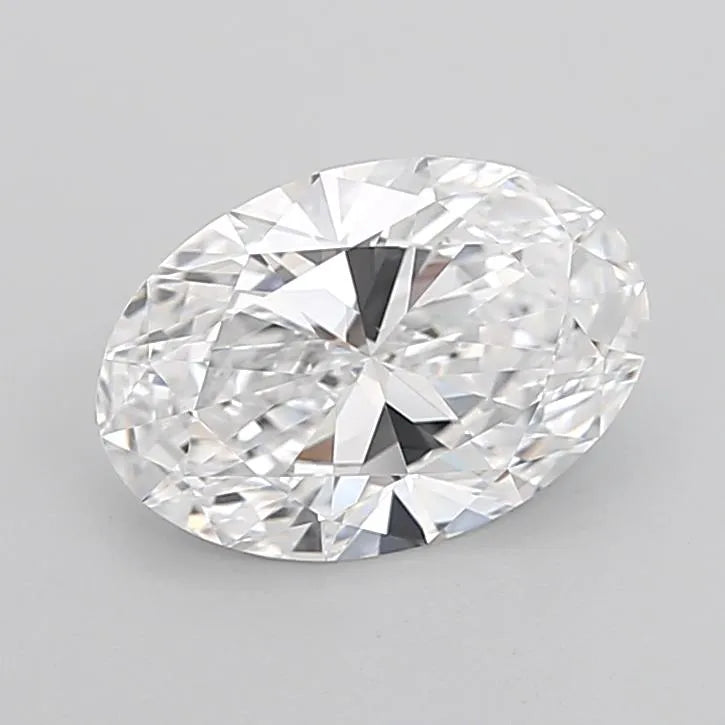 3.02ct oval lab grown diamond (colour d, clarity if, cut ex, igi certified)