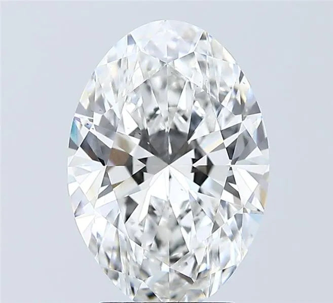 3.02ct Oval Lab Grown Diamond (Colour E, Clarity VS2, IGI Certified)